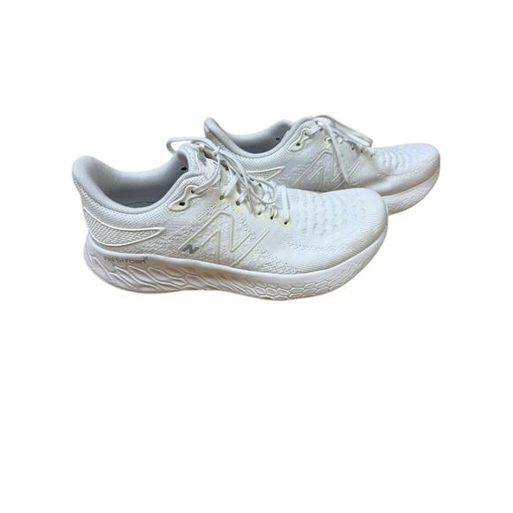 "NEW BALANCE" Women,s Fresh Form White Sneakers SZ 10 Washed Jogger Walking - Picture 1 of 10